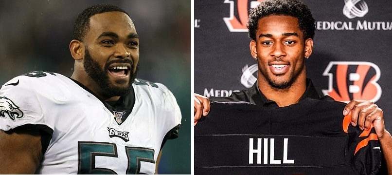 Brandon graham and daxton hill in the nfl
