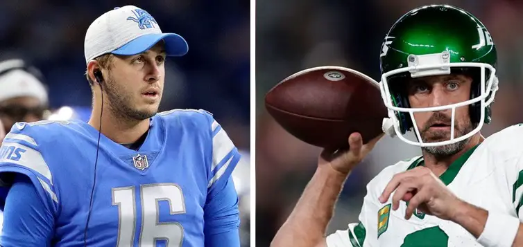 Jared Goff and Aaron Rodgers. Latest PFF Rankings were surprising.