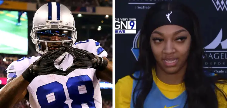 Dez Bryant shared a one-word response to Angel Reese's comments on women's basketball.