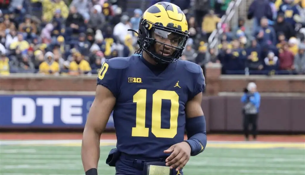 Alex Orji of the Michigan Wolverines shared his thoughts on the 2024 QB race for Coach Campbell and Coach Moore.